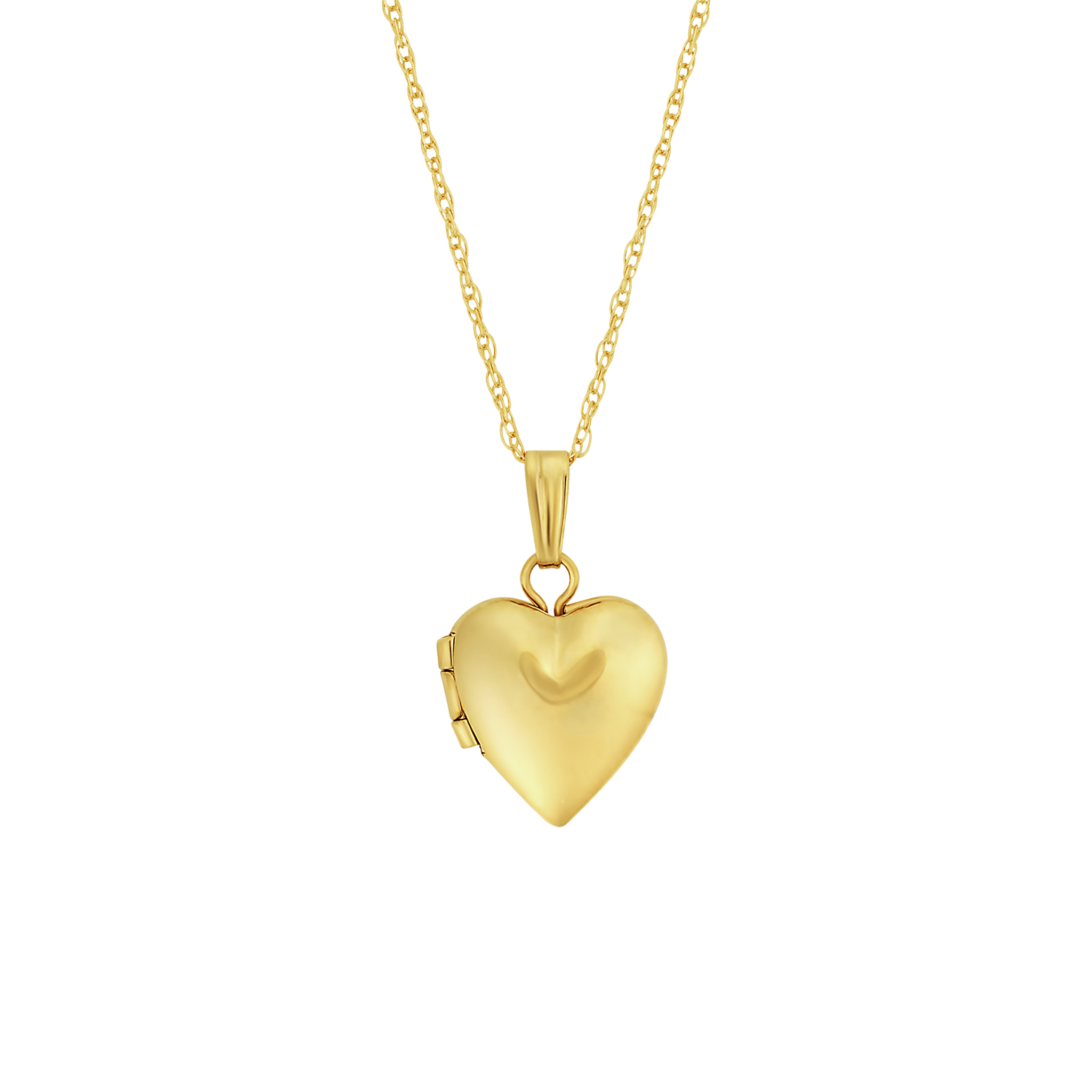 Solid 14kt Gold Mini Heart Locket