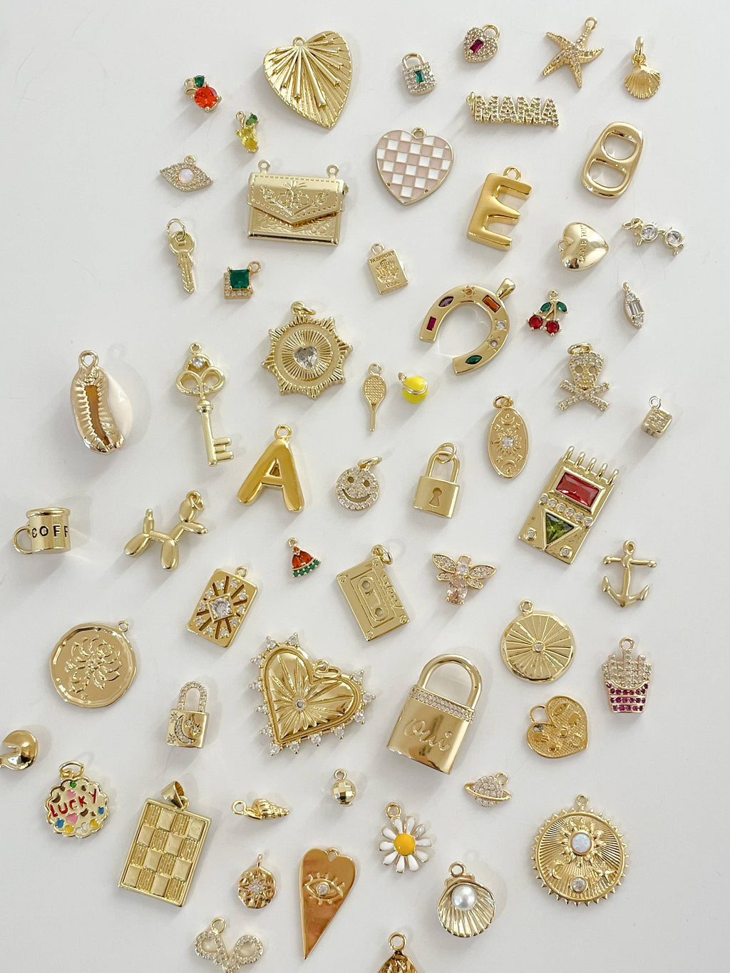 Assorted Best Selling Gold Charms - Small Retail Charm Set