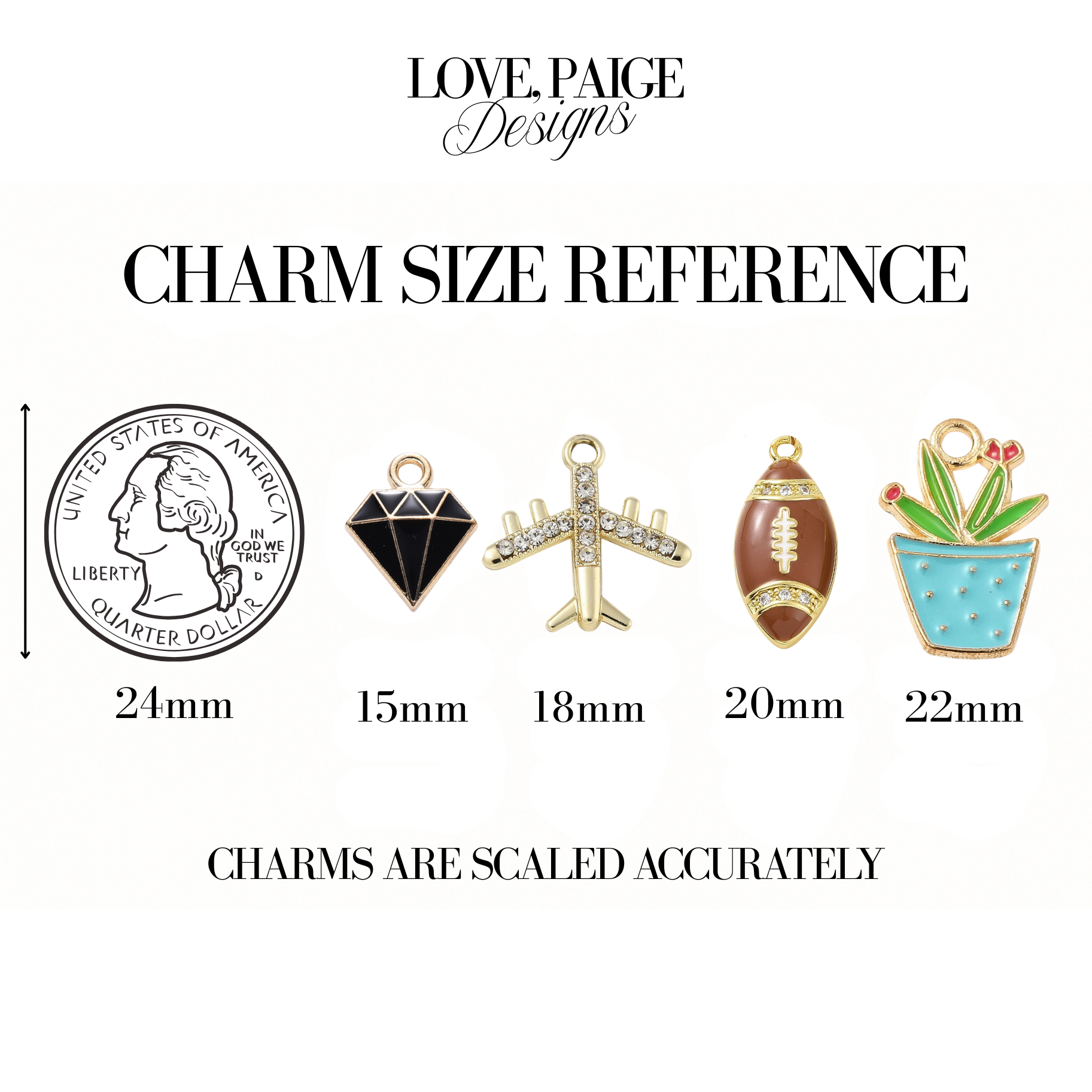 Strawberry Pink Gold Charm
