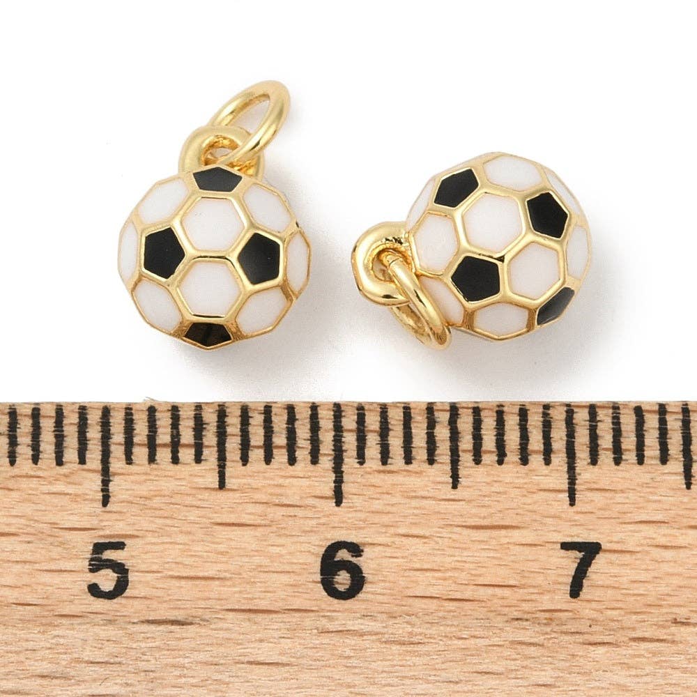 Soccer Mini Sports Gold Charm