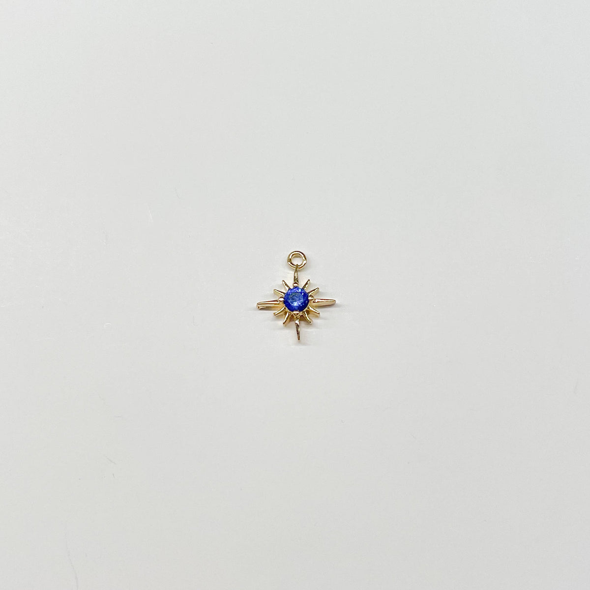 Best Selling Gold Birthstone Burst Charm