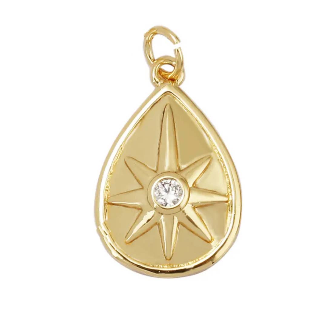 Starburst Drop Charm