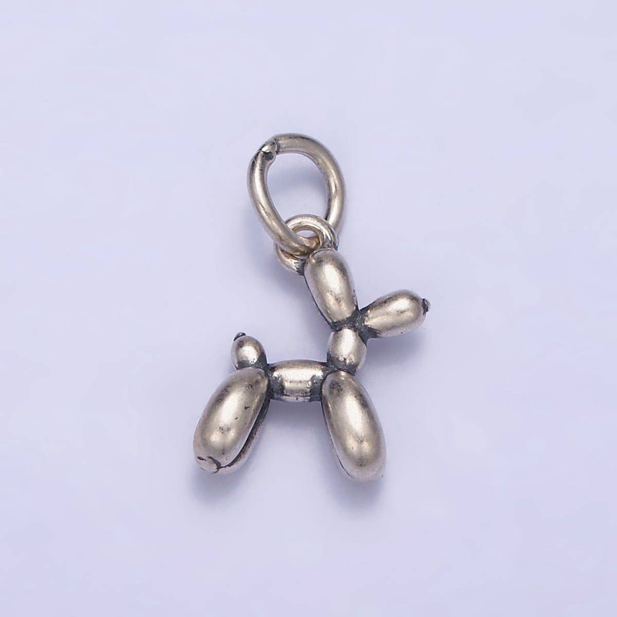 Sterling Silver S925 Dog Balloon Pet Animal Charm | SL-290
