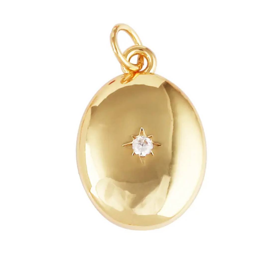 Starburst Locket Charm
